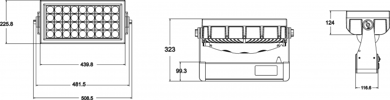 IL-36x15W Zoom wall washer 