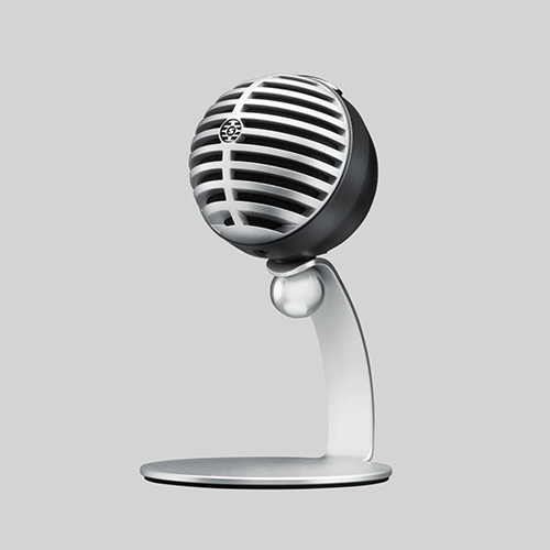 MV5Цифровой кардиоидный конденсаторный микрофон, цвет серый/черный 