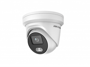 2Мп уличная купольная IP-камера с LED-подсветкой до 30м и технологией AcuSense DS-2CD2327G2-LU(C)